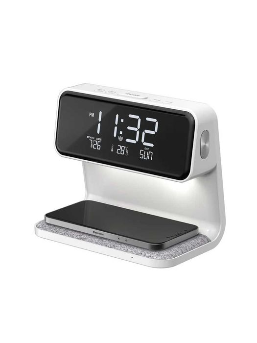 Simsiz zaryadkali aqlli stol soati