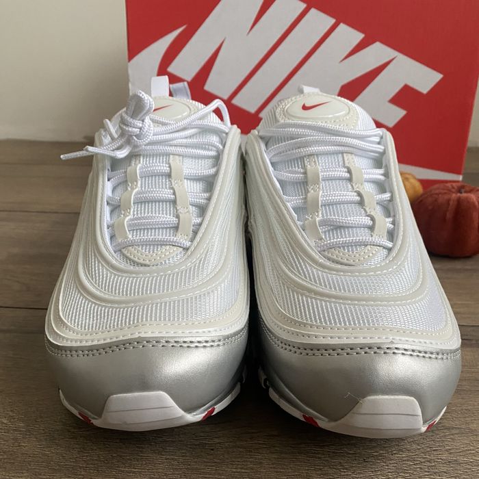 Nike Air Max 97 White Silver размер 45