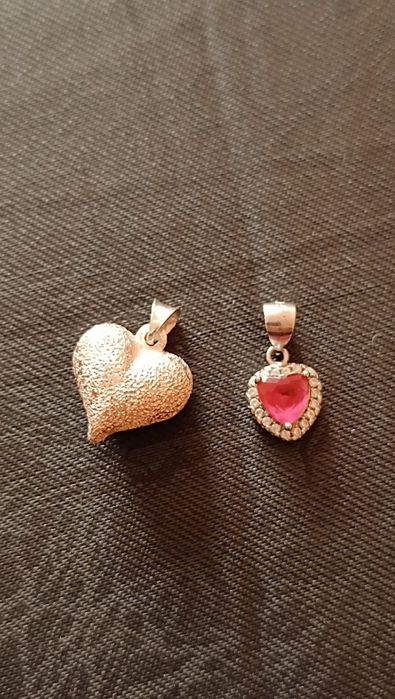 Сребърен пръстен и висулки