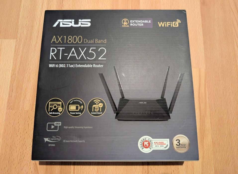 ASUS RT-AX52 AX1800 Dual Band, În garanție