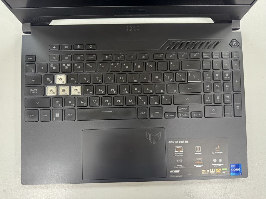 ASUS TUF F15, i7-12650H RTX3060