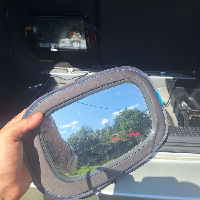 Oglinda retrovizoare pentru copii.