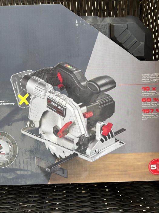Fierăstrău circular Parkside Performance 12V PHKSAP 12 B2, 3600 rpm, disc 140 mm