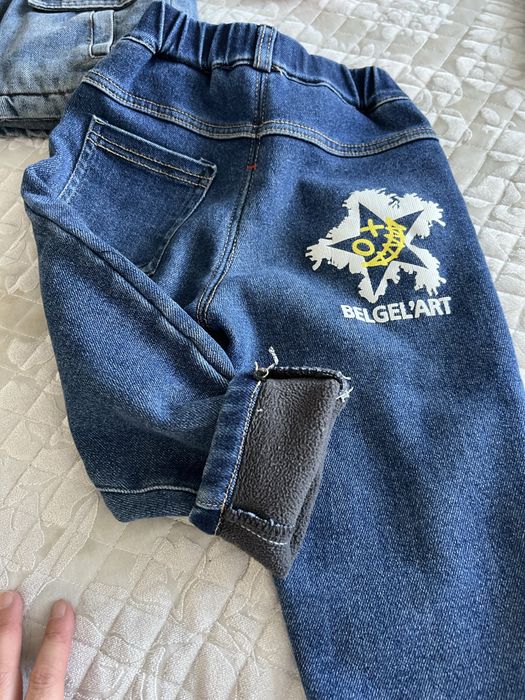 Джинсовая куртка с мехом