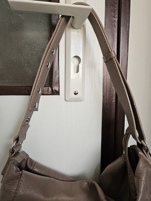 Чанта естествена кожа Tosca blu