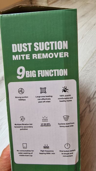 Прахосмукачка за матраци дивани и да отстраняване на акари