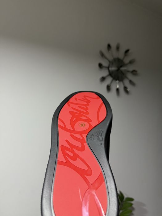 Christian Louboutin High Suede Black Spikes