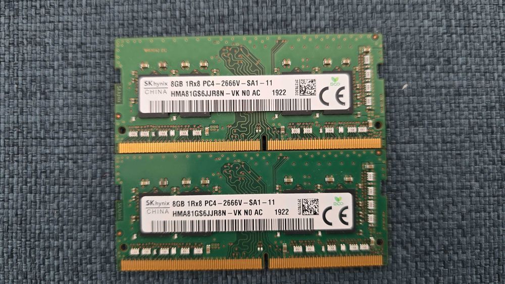 SKhynix 16gb 2 module 2rx8 PC4-2666V-SA1-11 (se vinde si la bucata)