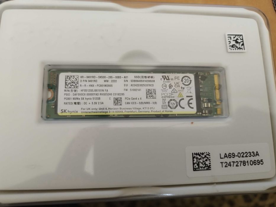 SSD Nvme Skhynix 512gb