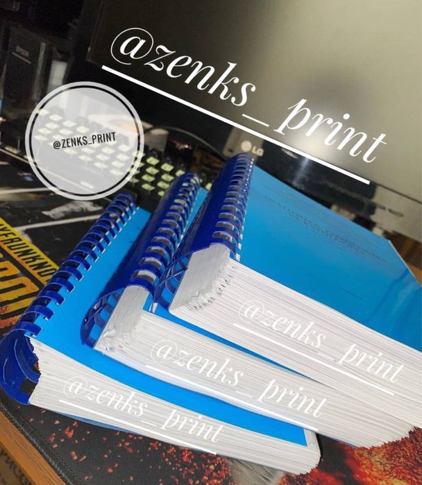 75 сум Kitob chiqarish/chop etish, распечатка книг Zenks print