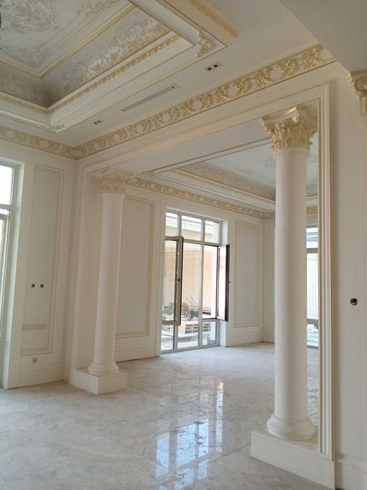 Шпаклёвка
Имулся
Отточенто
Краска
Декор
Роспись
Тяга турлов
Безак иши