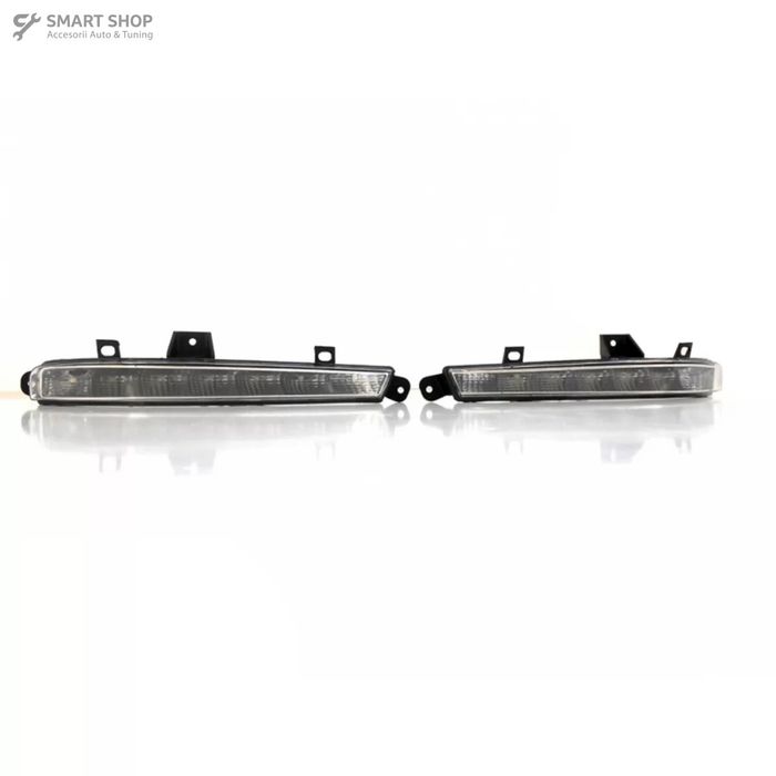 Lumini de zi dedicate LED DRL Mercedes W221 S-Class (2010-2013) Partea