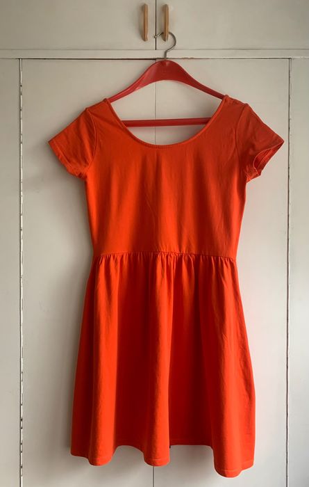 Оранжева лека рокля Reserved