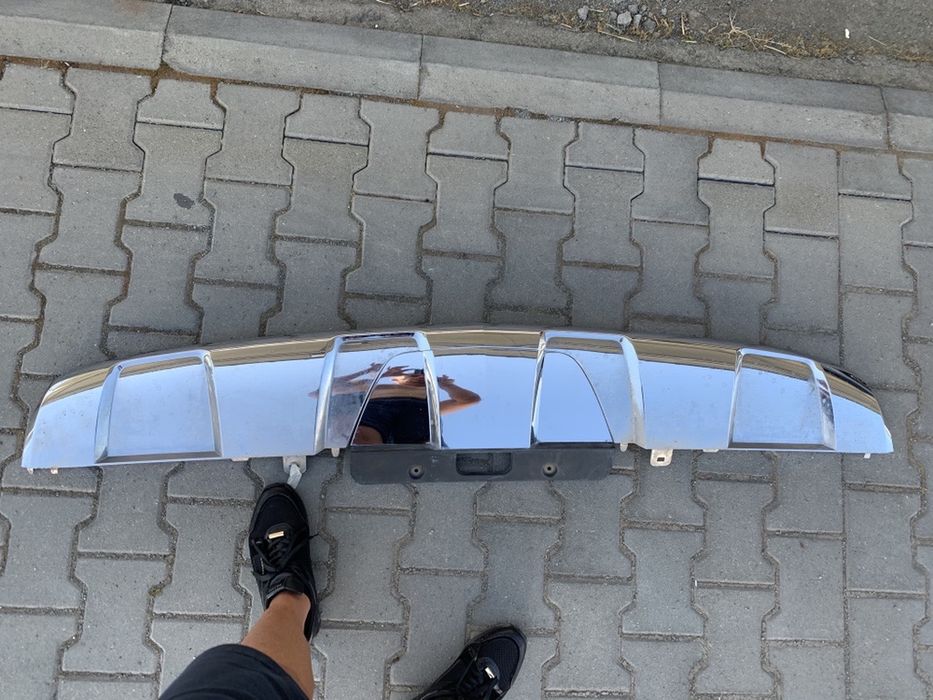 Дифузьор Спойлер Хром Задна Броня за Мерцедес MERCEDES GL ГЛ AMG X166