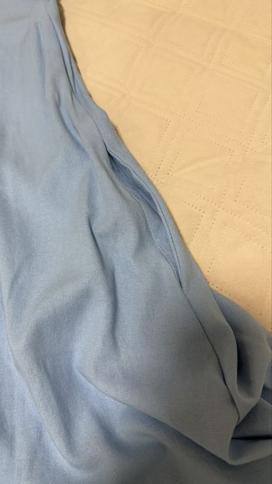 Продам голубое платье в пол