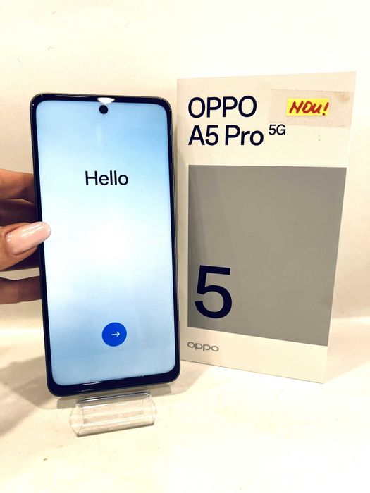 Oppo A5 Pro 5G, 256GB/8GB RAM, garantie,  Black Brown, NOU!