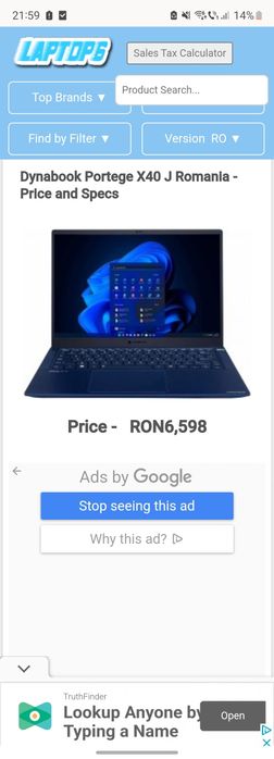 Dynabook Portege X40-J - Laptop Premium pentru Profesioniști