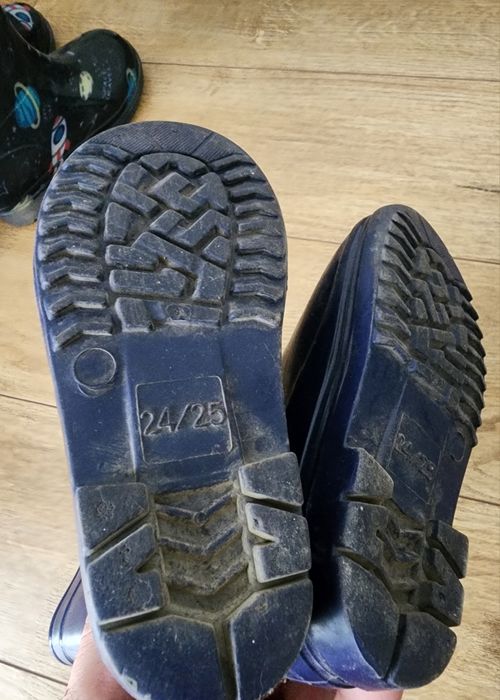 Cizmulite/ cizme cauciuc de ploaie pt copii Decathlon 23, 24-25