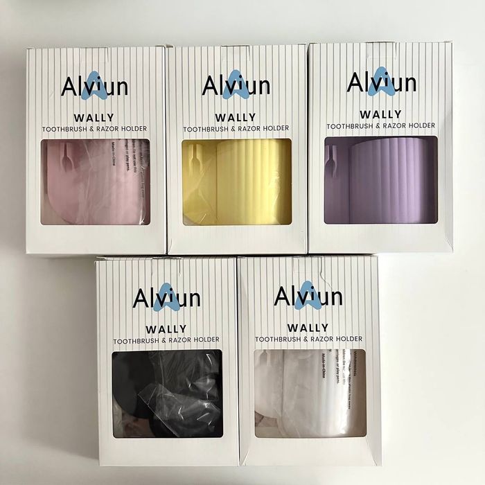 Suport din silicon pentru periuță de dinți și lamă de ras