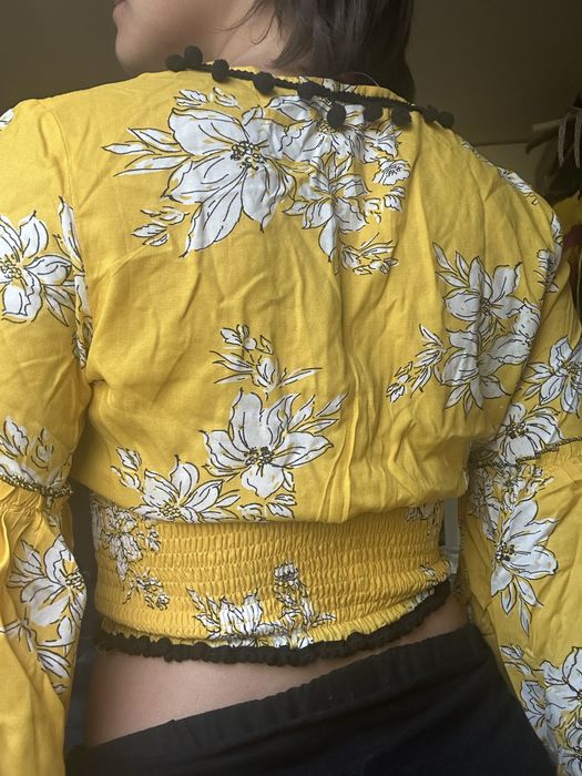 Top cu flori Savage Culture marime S