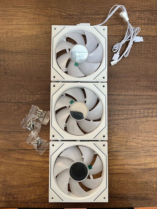 Комплект 3 reverse вентилатора JUMPEAK MX120 – ARGB 120mm безжични