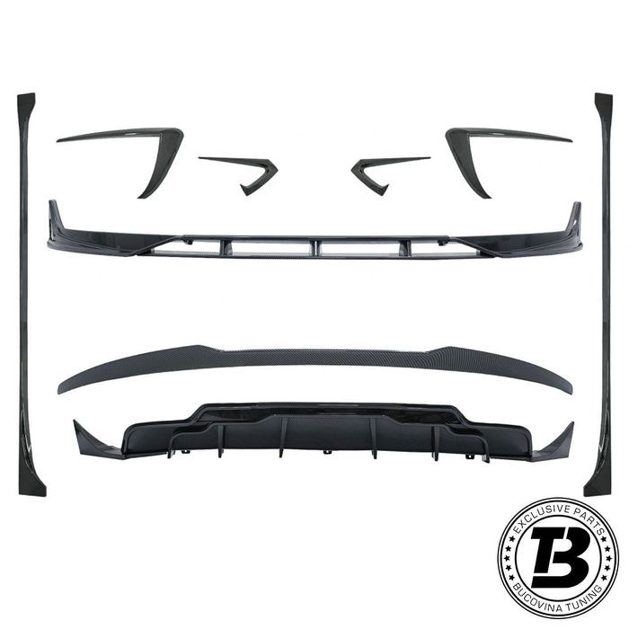 Pachet Exterior Aero compatibil cu Tesla Model 3 (17-23)