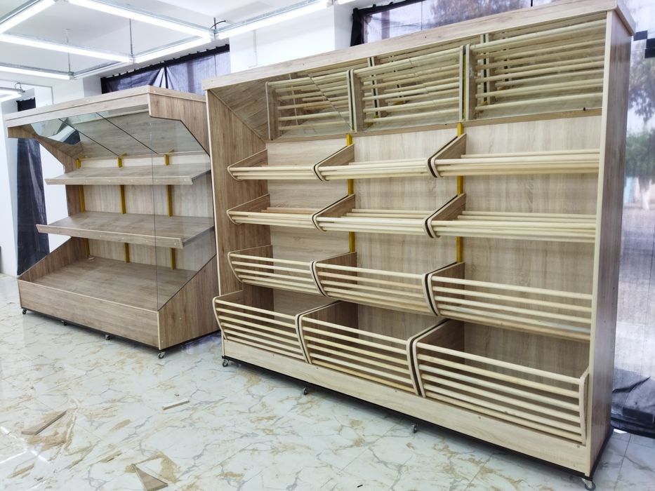 Нон ва мева учун замонавий полкалар