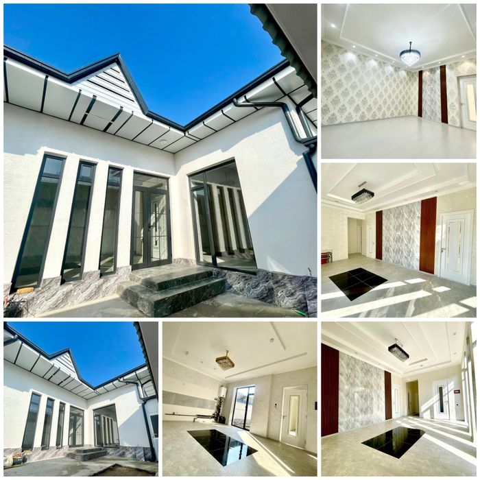 Yengi qurilgan xovli sotiladi Pobeda maxallasi da 3,4 sotix 6 ta xona