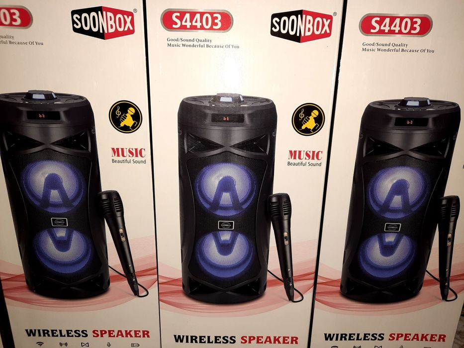БЕПУЛ Доставка, Янги Bluetooth Караоке Колонкалар S4403(42см)+Микрофон