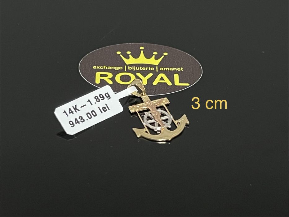 Bijuteria Royal CB : Pandantiv aur 14K 1,89 grame