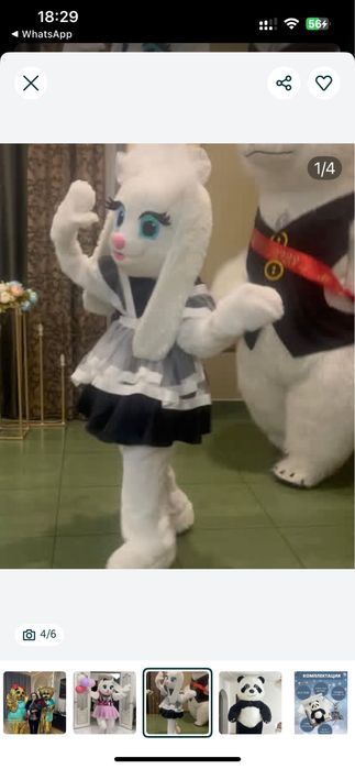 Продам костюмы аниматора