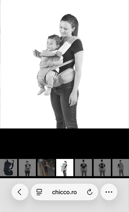 Marsupiu ergonomic Chicco Hip Seat cu supprt pentru solduri