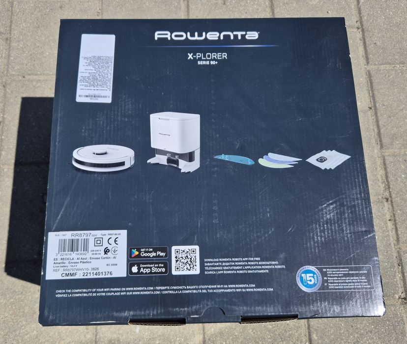 Чисто нова! Прахосмукачка робот Rowenta X-Plorer Serie 90+