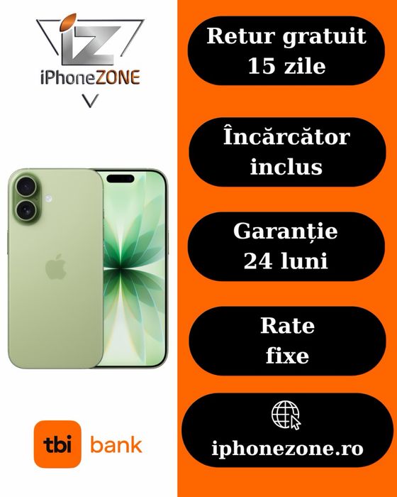 Iphone 17 256GB 100% Garantie Rate BuyBack - iphonezone.ro
