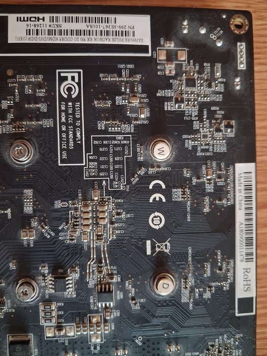 Placa video sapphire radeon rx  550 2Gb GDDR5