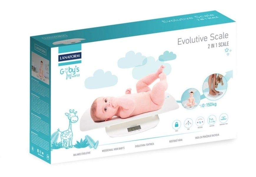 Електронна везна,кантар за бебе 2 в 1 Lanaform