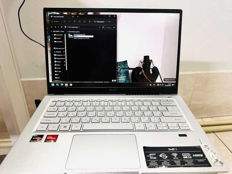 Acer AMD Ryzen 5-5 8ГБ [г. Талдыкорган Жастар 40] лот 101/6159