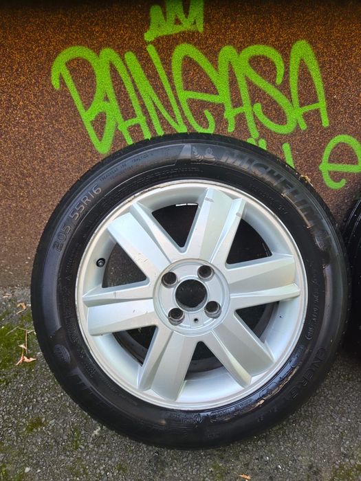 Set 4 jante aliaj + anvelope Michelin Energy Saver
