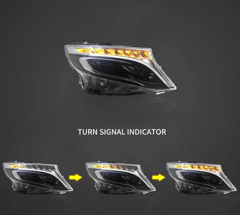 Динамични LED фарове Mercedes Vitow447 2016+