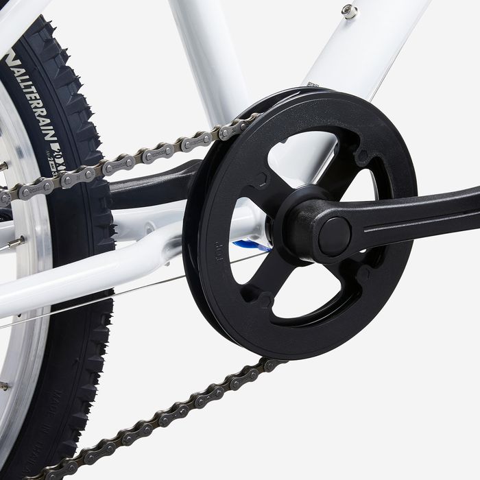 Bicicletă Mtb Explore 120 20" alb copii - produs resigilat Decathlon