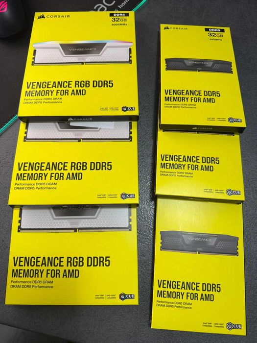 Memorii RAM Corsair VENGEANCE DDR5 32GB 2x16GB 6000 MHZ, Garantie,TVA!