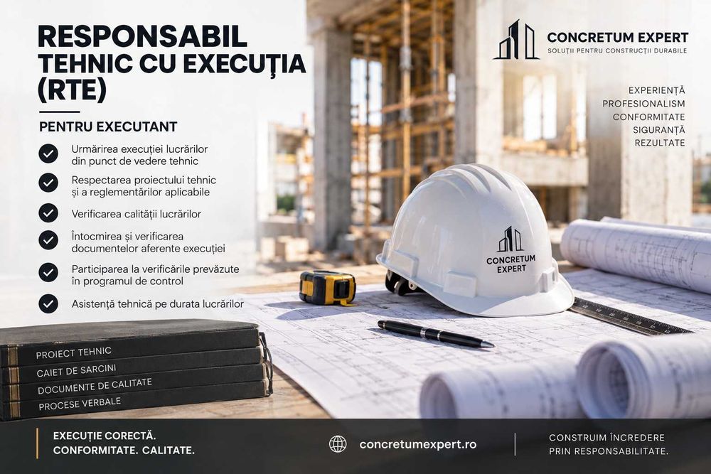 Diriginte de santier + RTE | Construcții civile | Asistenta tehnica
