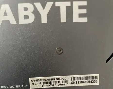 Placa video Gigabyte RTX 3070 8GB DDR6