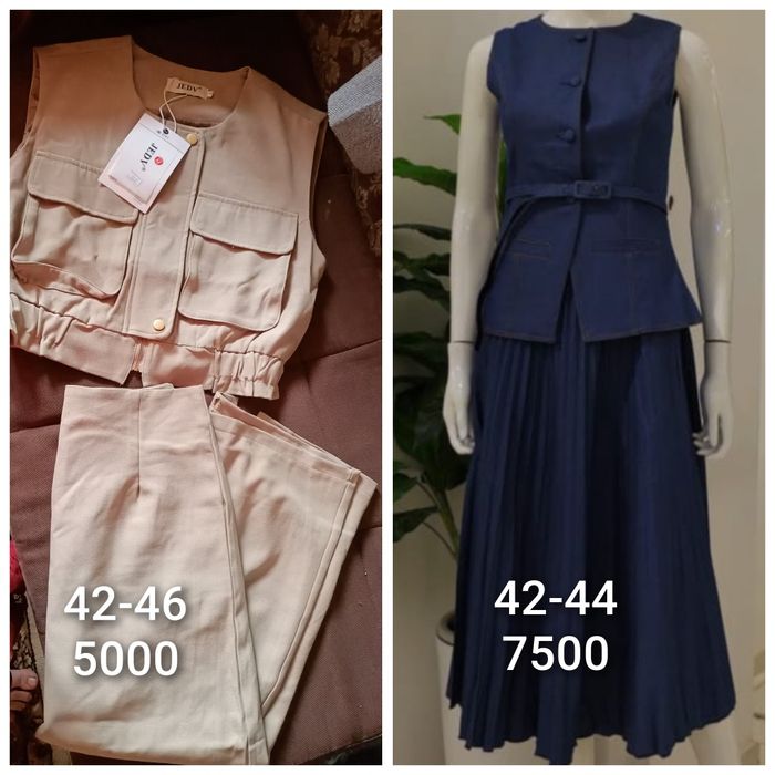 Новые двойки брюки юбки пиджак