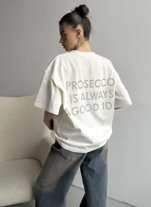 Karma prosecco тениска   Xs/S бяла и черна