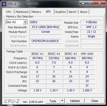 RAM памет Corsair Vengeance DDR3 8GB
