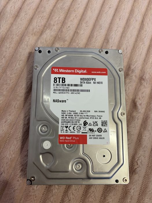 HDD WesternDigital Red 8tb nou!