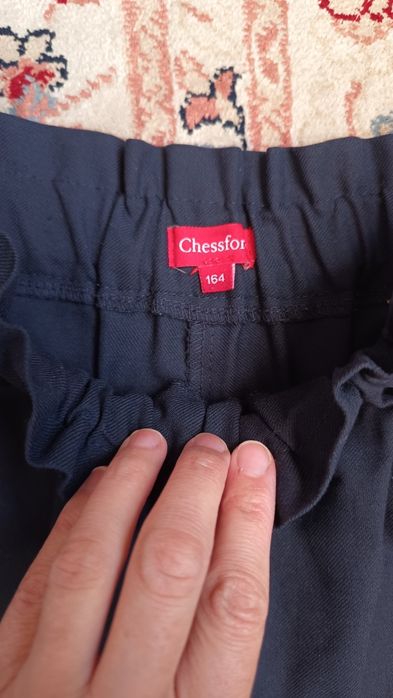 Брюки детские школьные синие