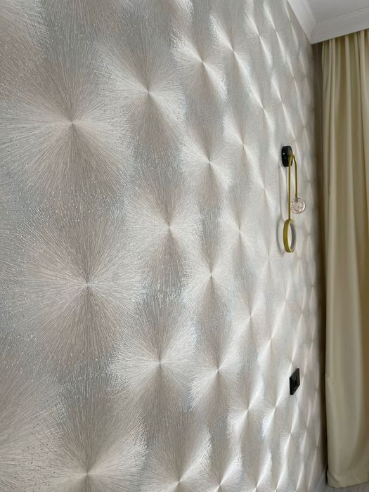 Поклейка обой. Левкас.