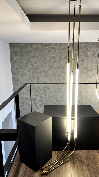 Candelabru modern Nordic 120cm – Auriu – Lampă suspendată designer